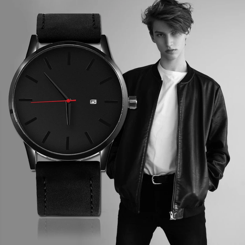 

Watch For Men 2018 Ultra-thin Top Brand Luxury Men's Watch Fashion Watch Men Sport Watches Leather Casual Reloj Hombre Saati