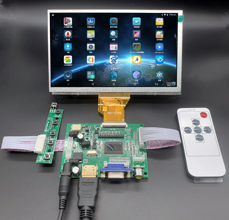 HDMI-экран AT070TN90 7 дюймов 92 дюйма ЖК-дисплей плата драйвера монитор для