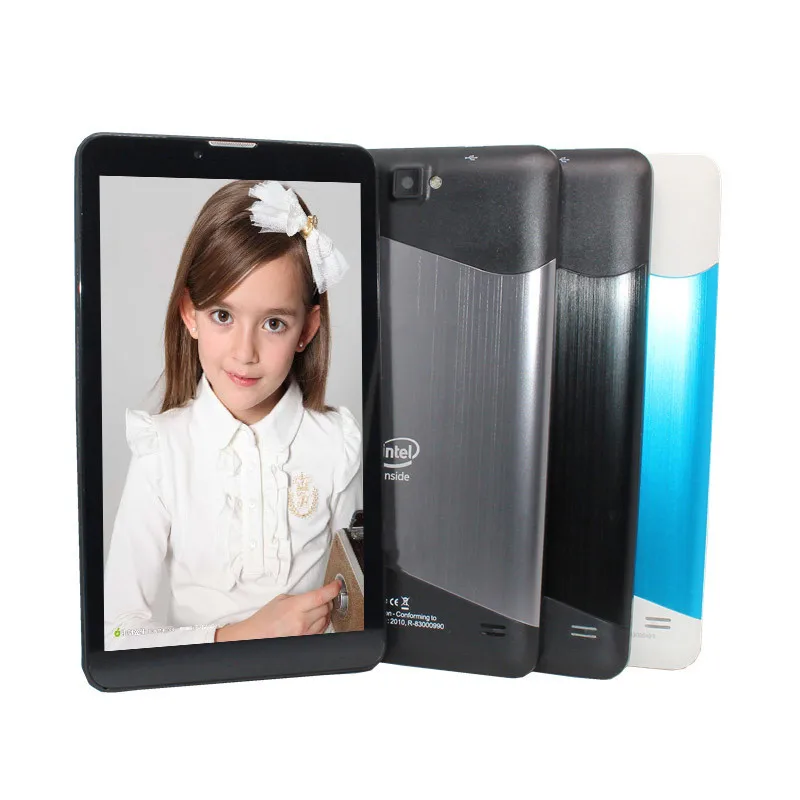 Планшетный ПК 7 дюймов с поддержкой Bluetooth, звонками 3G и процессором Intel Atom Sofia 3GR Quad Core на базе Android 5.1, 1+8 ГБ, 1024 х 600.