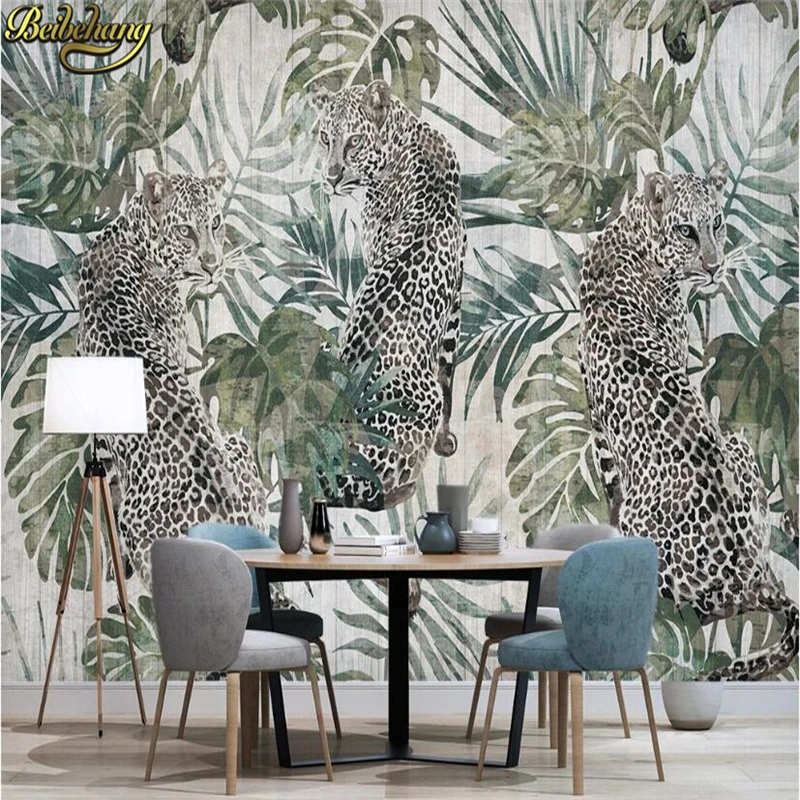 3d фотонаклейка с природным пейзажем тигра обои для гостиной детской комнаты