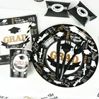 Выпускной вечерние одноразовая посуда 2021 Поздравляю Град Бумага Салфетка под тарелку кружку поздравления Выпускной украшения поставки 8