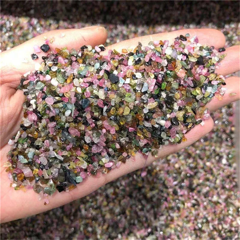 

Новое поступление полированные кристаллы лечебные камни гравий натуральный кварц РАДУГА Турмалин кристаллы чипы для украшения дома