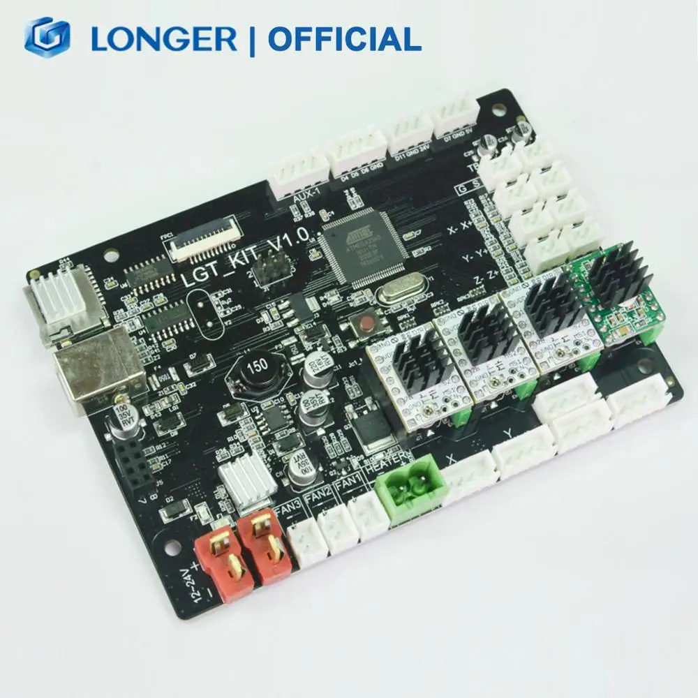 Материнская плата Longer LK4 PRO совместима с Alfawise U30 интегрирована комплектами TMC2208 3D