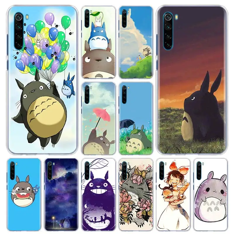 Симпатичный студийный жесткий чехол для телефона с рисунком Тоторо Xiaomi Redmi Note 9S 9