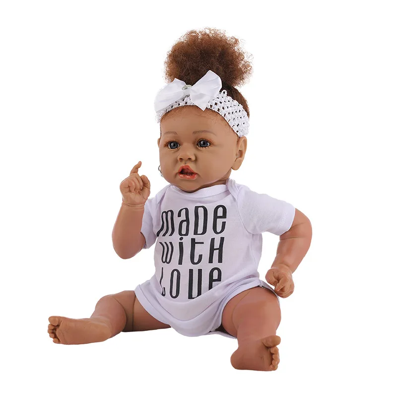 

Reborn Doll 18/20/22 Inch Rebirth Dolls Soft Vinyl Toy Simulation Fashion Silicone Baby Girl Children's Gift Toys Kids Playmates