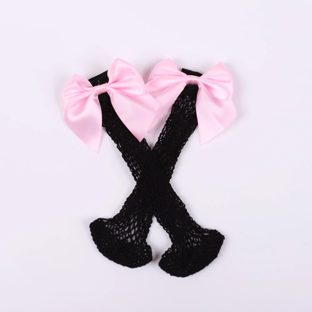 

Fishnet Socks Sexy Grid Short Black White Thin Hollow Lattice Geometry Summer Breathable Net Women's Socks