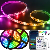 led strip light rgb 5050 ws2811 cloud ceiling light diode flexible tape smart app control rainbow like effect lamp gift 20m 30m