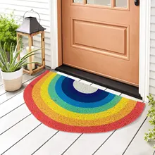 Rainbow Doormat Semicircle Floor Mat Bathroom ChildrenS Room Decoration Non-Slip Mats Cartoon Rug Waterproof Carpet Hot Sale Rainbow Doormat Semicircle Floor Mat Bathroom ChildrenS Room Decoration Non-Slip Mats Cartoon Rug Waterproof Carpet Hot Sale