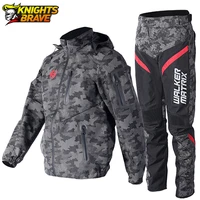 winter hooded motorcycle jacket cold proof waterproof chaqueta moto men motorbike motocross riding clothing protective gear
