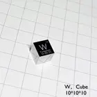 Tungsten W куб для периодической таблицы 99.95% Чистая длина 10 мм Вес 19,25 г