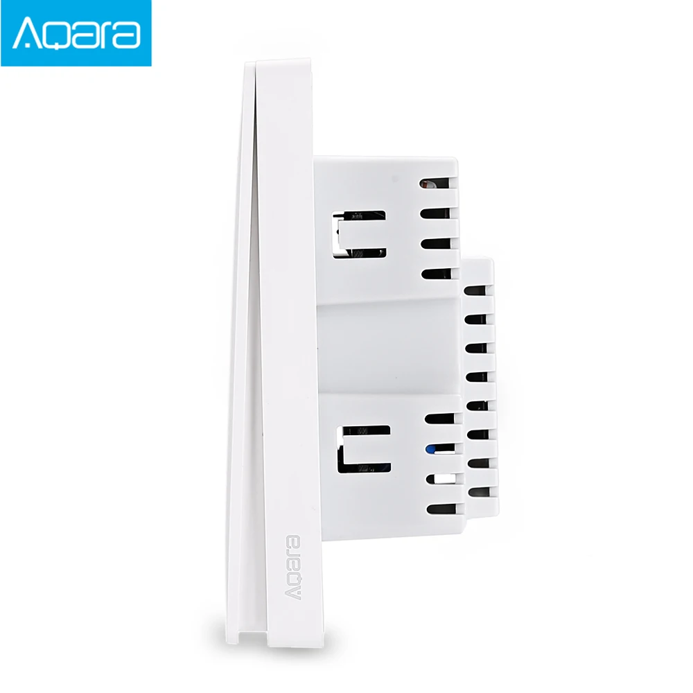 Светильник для умного дома Aqara Mijia, беспроводной настенный выключатель ZigBee с одним нулевым проводом через приложение для смартфона