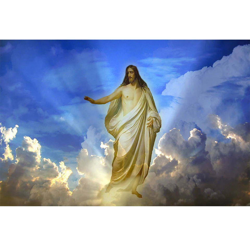 5D алмазная живопись сделай сам мозаика Иисус вышивка крестиком ремесла