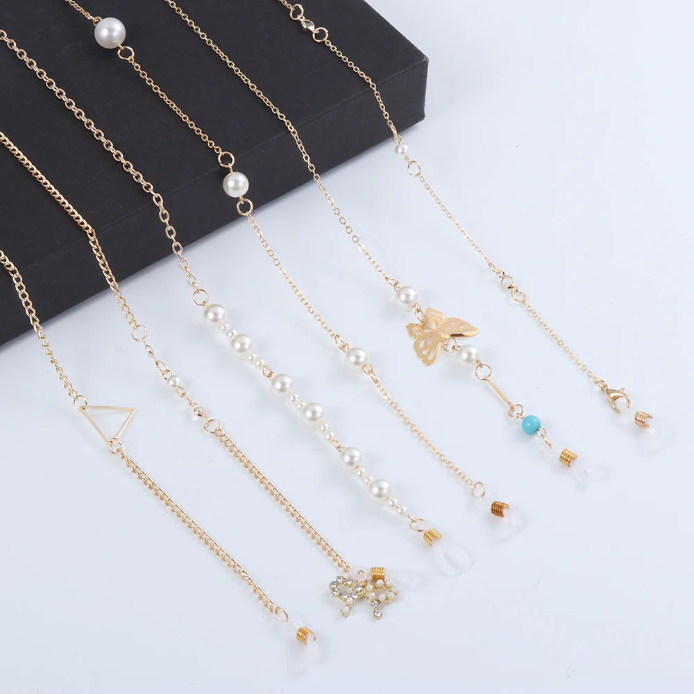 Новинка 2020 цепочка для очков чтения женщин металлический держатель