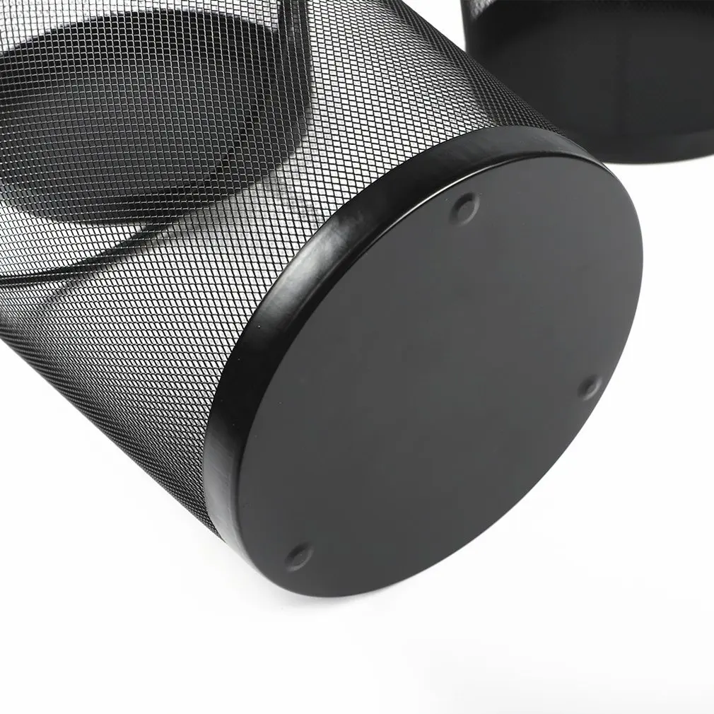 Маленькая металлическая сетчатая корзина для мусора 11 литров бумажная железная