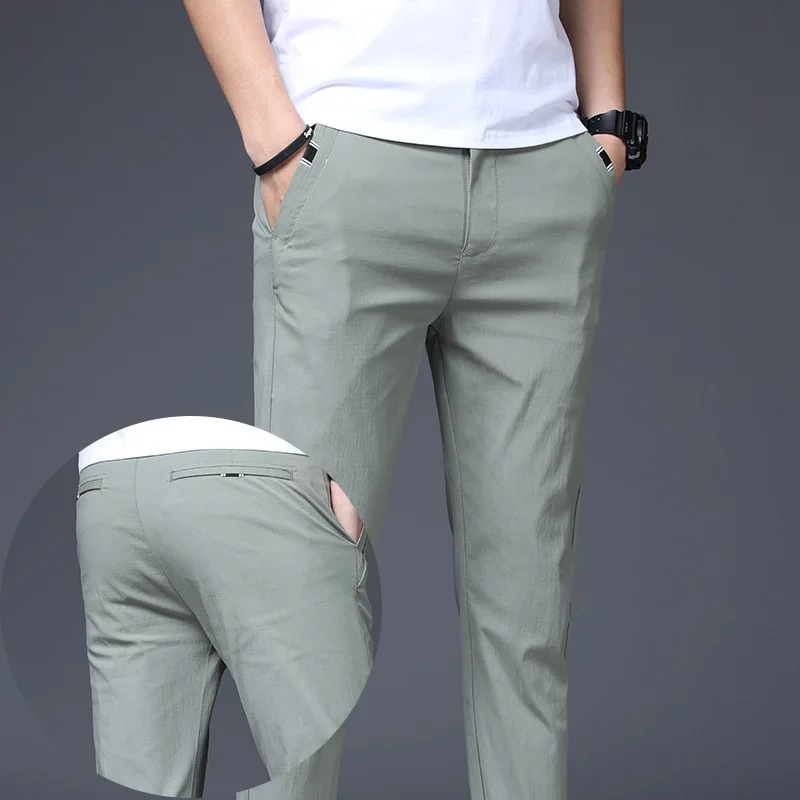 Брюки MRMT мужские ультратонкие брендовые облегающие штаны повседневные модные