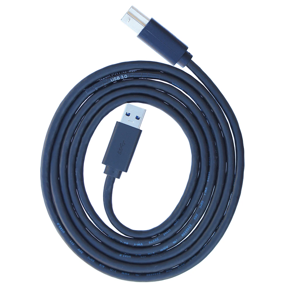 1 8 м USB 3 0 кабель для принтера A B штекер быстрой зарядки Canon Epson HP | Электроника