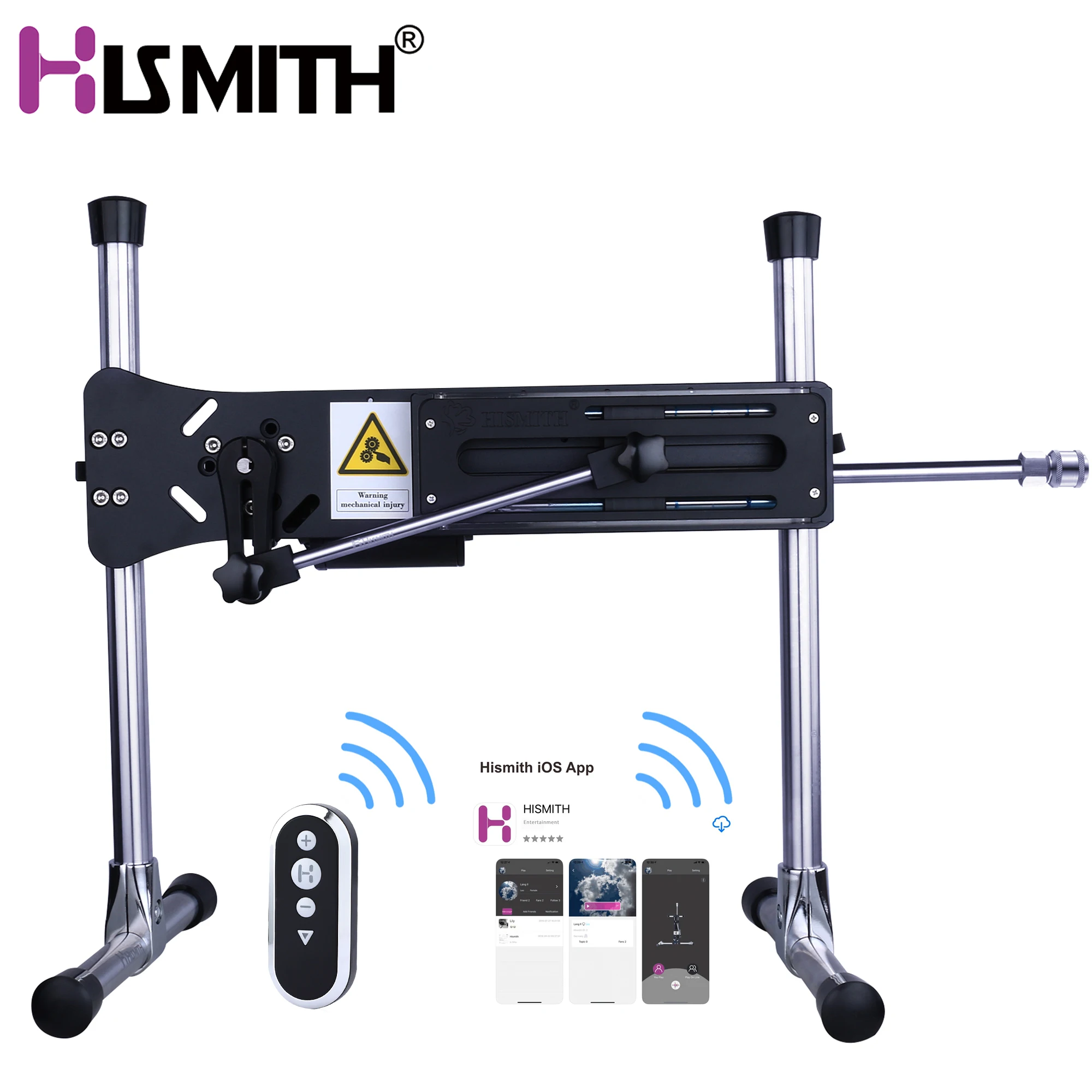 Hismith APP Control ler Премиум секс-машина лучшее сочетание с эксклюзивным дизайном