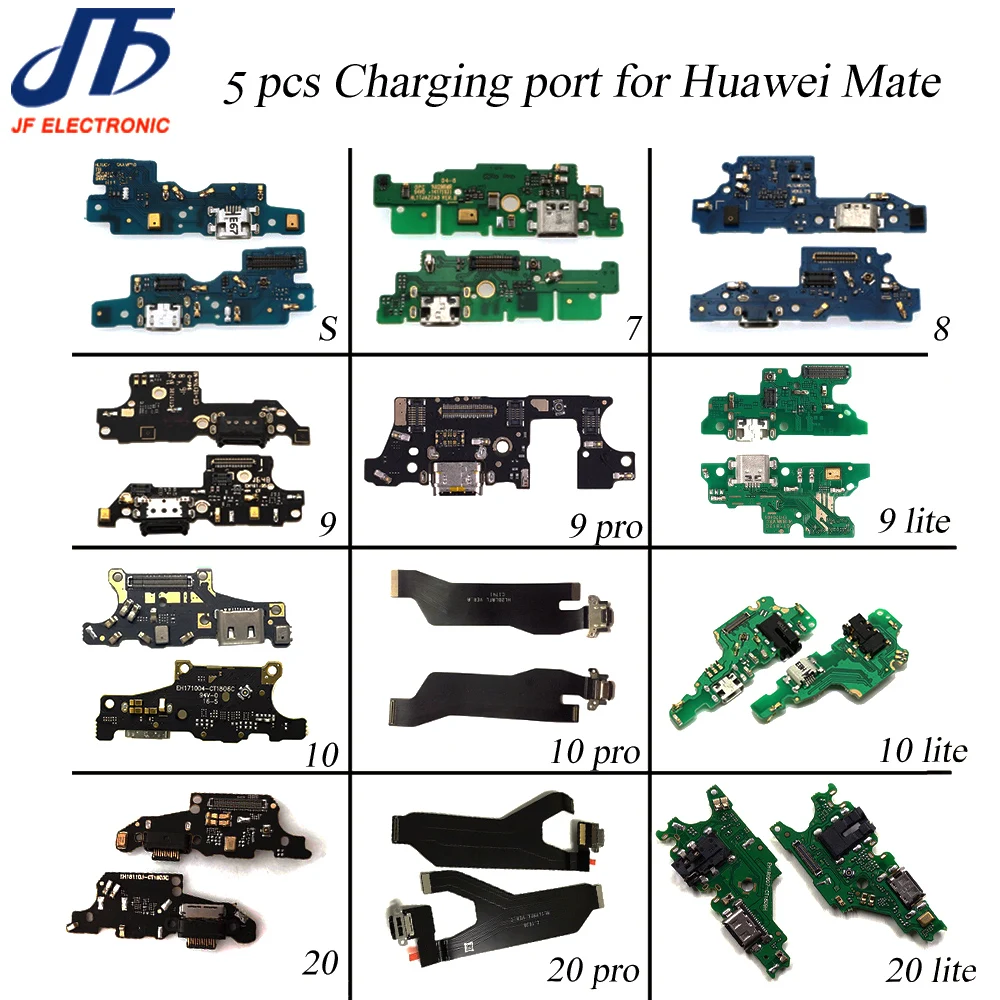 USB коннектор для зарядки Huawei Mate S 7 8 9 mate 10 lite 20 pro зарядное устройство с гибким