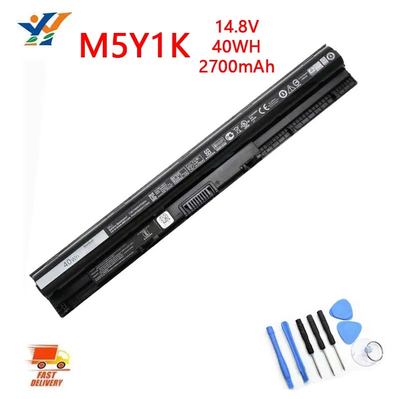 Новый оригинальный аккумулятор M5Y1K для ноутбука Dell Inspiron 5455 5558 5759 3570 3560 15 3000 5000 HD4J0