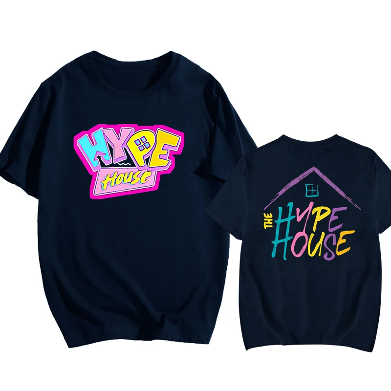 Футболка The Hype House Повседневные Удобные футболки для мальчиков и девочек