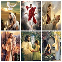 5d diy diamond painting jesus embroidery religious full drill cross stitch kit handmade gifts home decoration artwork for adults