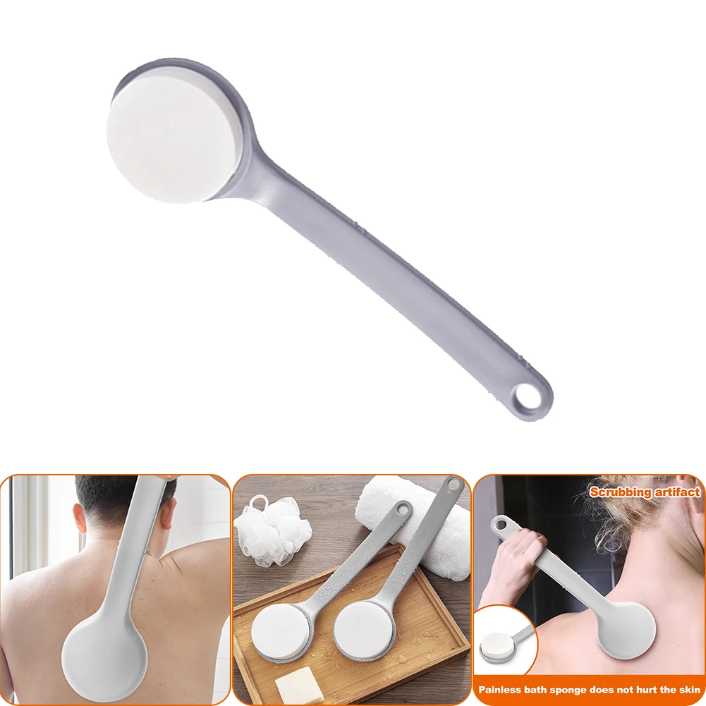 

Bath Painless Sponge Brush Towel Artifact Shower Accessories Long Body Back Wash Skin Brush For Bathroom Supplies Tools