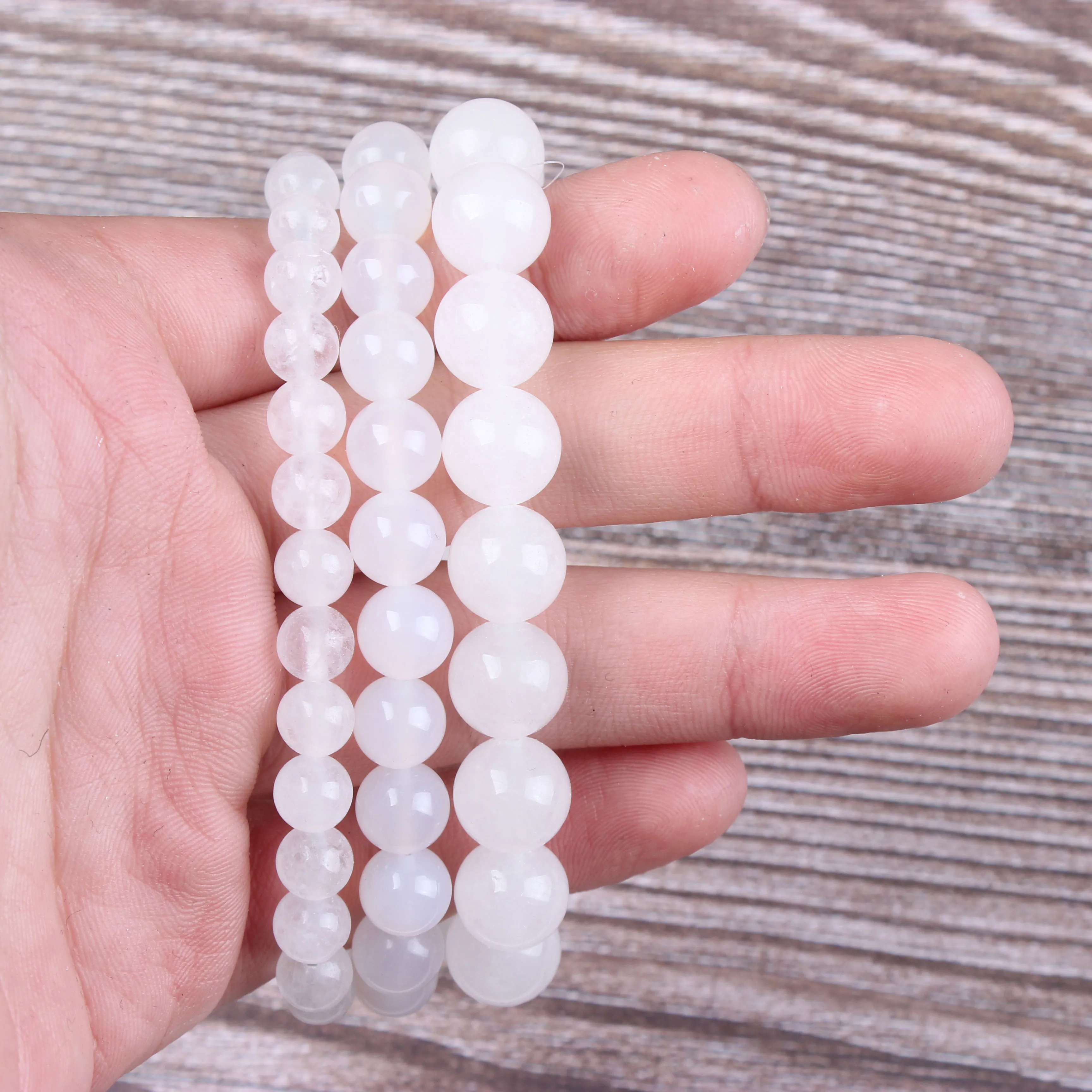 

Fashion jewelry 6 / 8 / 10mm miscellaneous stone bracelet natural jewelry beads are suitable for men's and women's accessories
