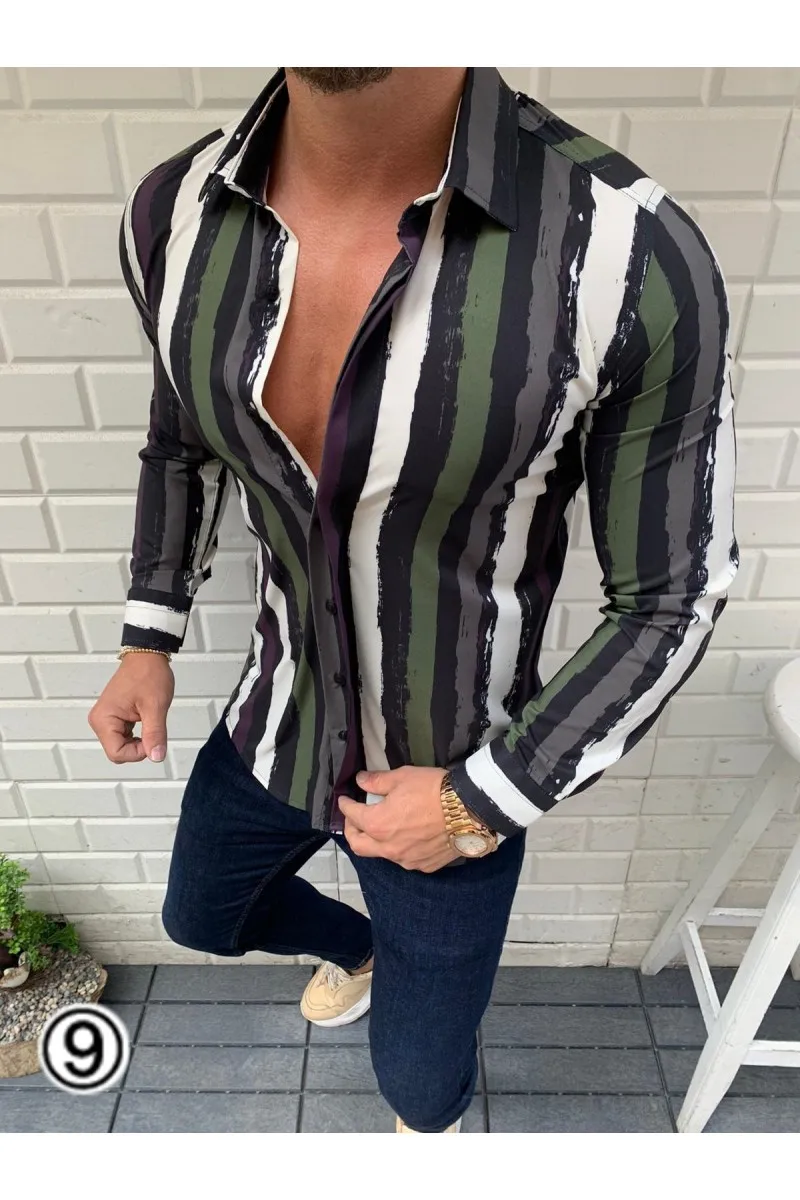 

Long SleeveBusiness Casual Long Sleeved Shirt Classic Shirts New Fashion Spring Summer Casual Men's Shirt