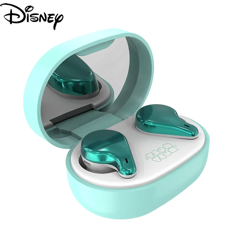 Disney 2021 new makeup mirror wireless bluetooth headset in-ear sports running music call earplugs