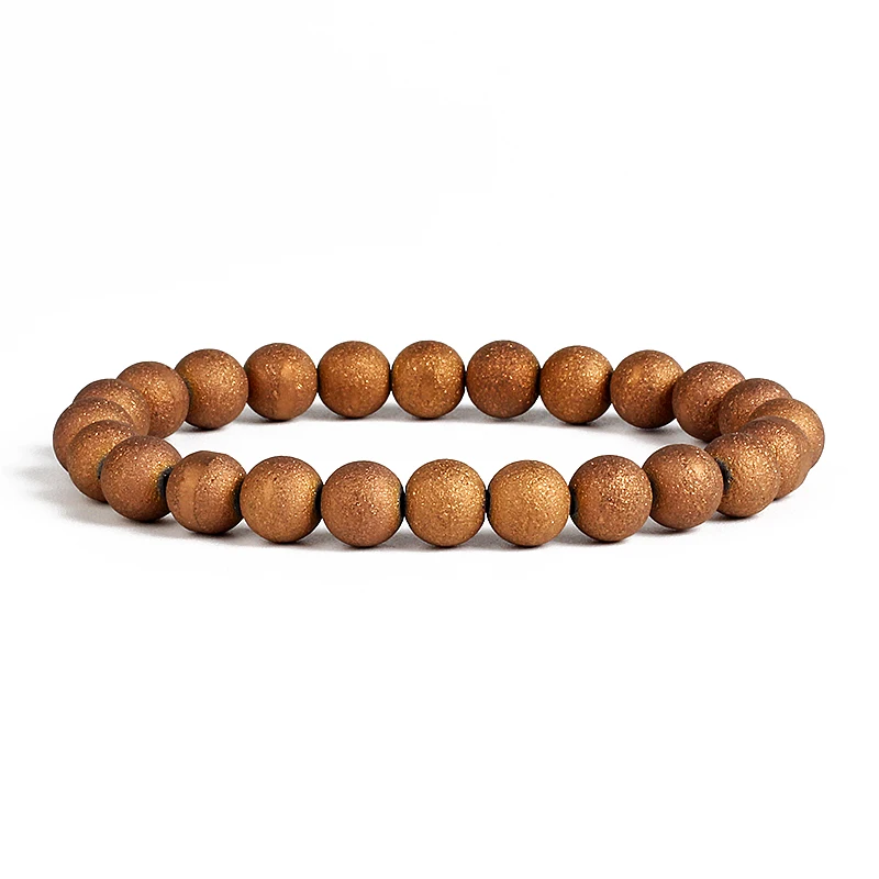 Модные браслеты из натурального камня для женщин энергетический лабрадорит