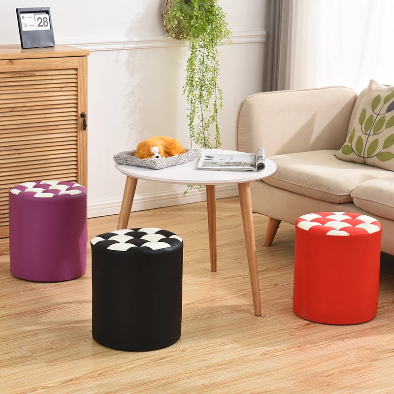 35 см Синтетическая кожа Минималистичная Современная скамейка креативная мода