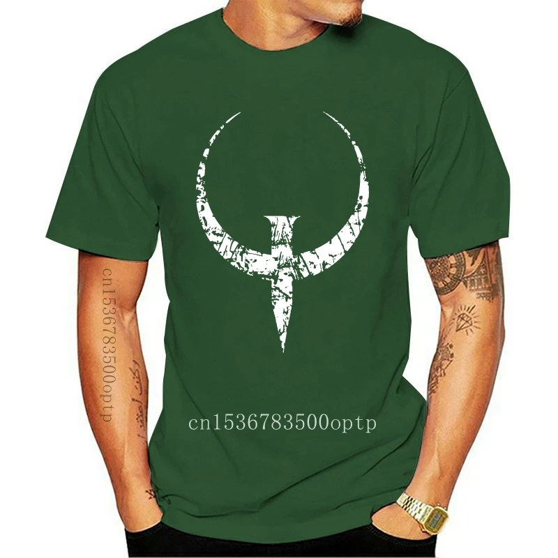 

New Quake T Shirt Quake White T-Shirt Graphic 100 Cotton Tee Shirt XXX Men Short Sleeve Classic Cute Tshirt