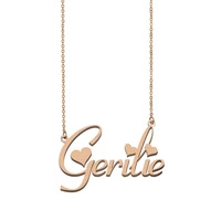 gerilie name necklace custom name necklace for women girls best friends birthday wedding christmas mother days gift