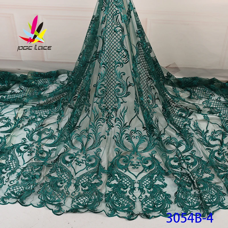 Вышивка бисером свадебные кружева ткань изумрудно зеленый цвет цветок