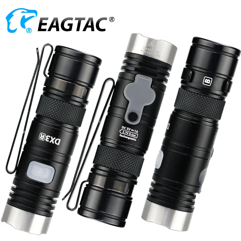 Светодиодный перезаряжаемый фонарик EAGTAC DX3B MINI PRO XHP50.2 2480 люмен программируемый