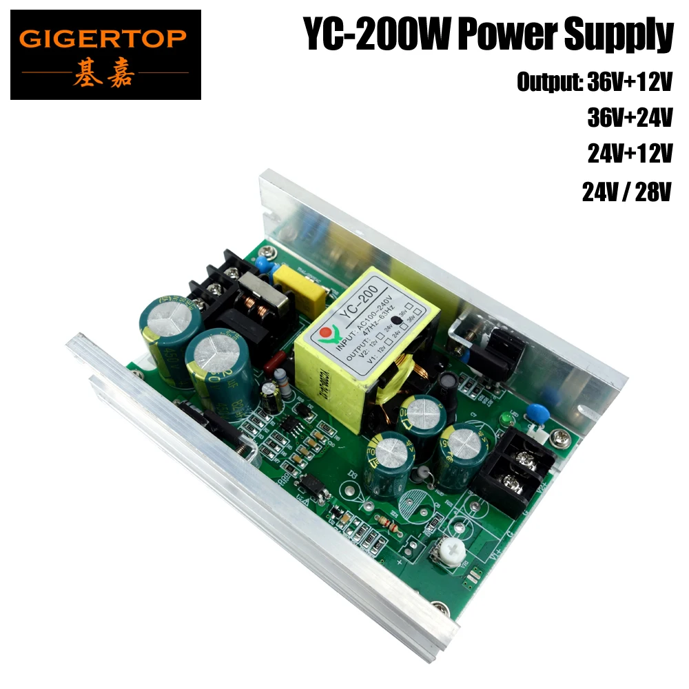 Светодиодный прожектор TIPTOP YC с фокусировкой 220 200 Вт для вечерние скотеки|led par