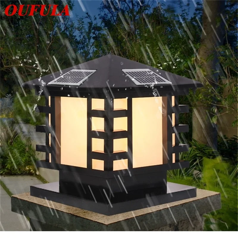 OUFULA наружный Настенный светильник Светильник Солнечный столб Современный Патио