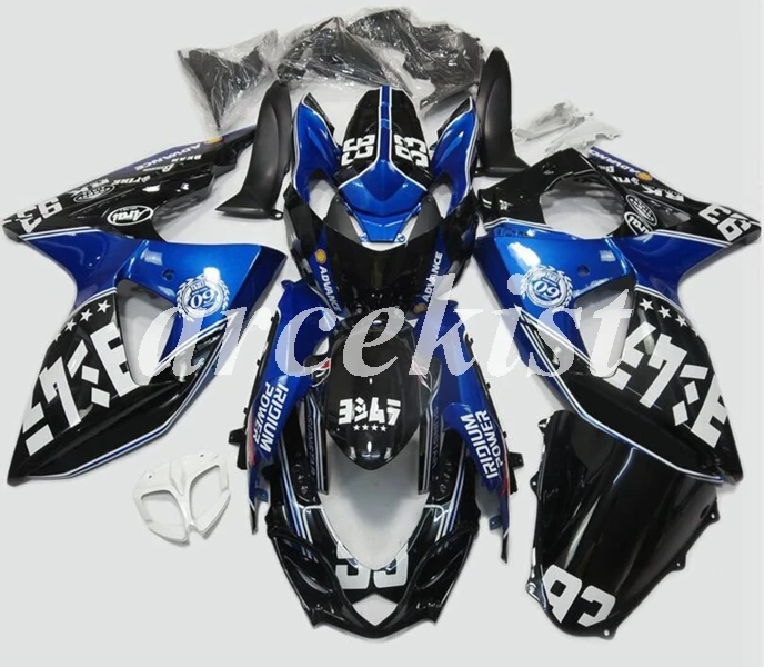 

Инъекций Новый ABS Полный обтекатели комплект подходит для Suzuki GSXR1000 K9 2009 2010 2016 GSX-R1000 09, 10, 11, 12, 13, 14, 15, 16 лет тела комплект синего цвета