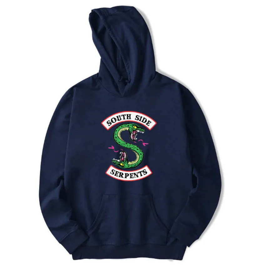 Толстовка мужская с капюшоном South Side Serpents Свитшот в стиле хип хоп уличная одежда