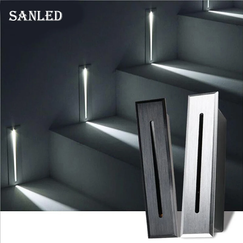 Outdoor/Indoor Recessed LED Wall Light For Stair&ampStep Lobby Corridor Porch Hotel Store Parking Night Lamp IP65 Waterproof | Лампы и