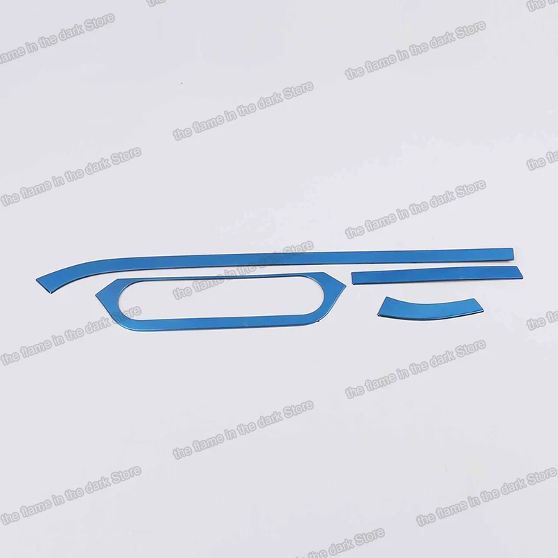 

Lsrtw2017 Stainless Steel Car Dashboard Central Control Strip Trims for Haval H6 Coupe 2015 2016 2017 2018 Interior Accessories