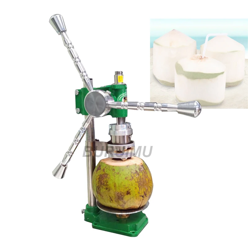 

Commercial Old Coconut Open The Lid Machine Electric Open Shell Drilling Hole Artifact Restaurant Food Processing Equipment