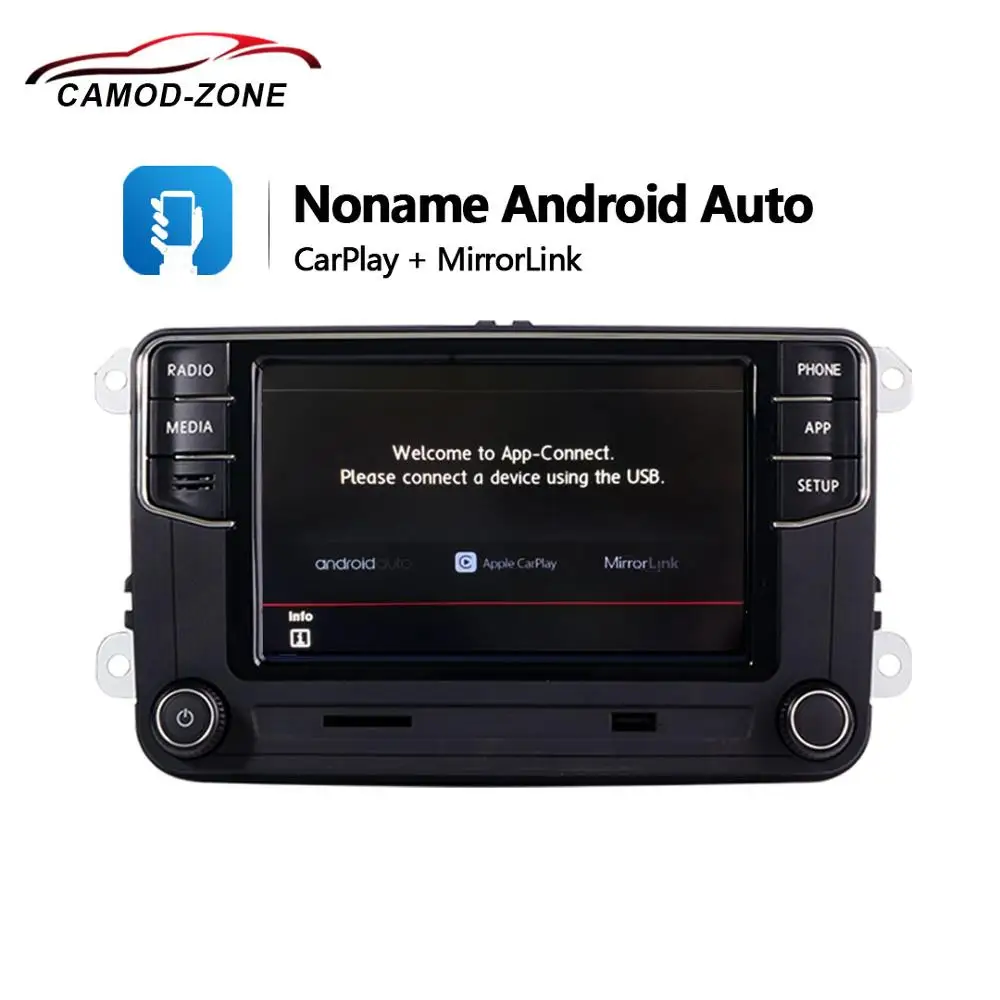 Android Авто Noname RCD330 Plus RCD330G Carplay Автомагнитола MIB 6RD 035 187B для VW Golf 5 6 Jetta MK5 MK6 CC Tiguan Passat Polo