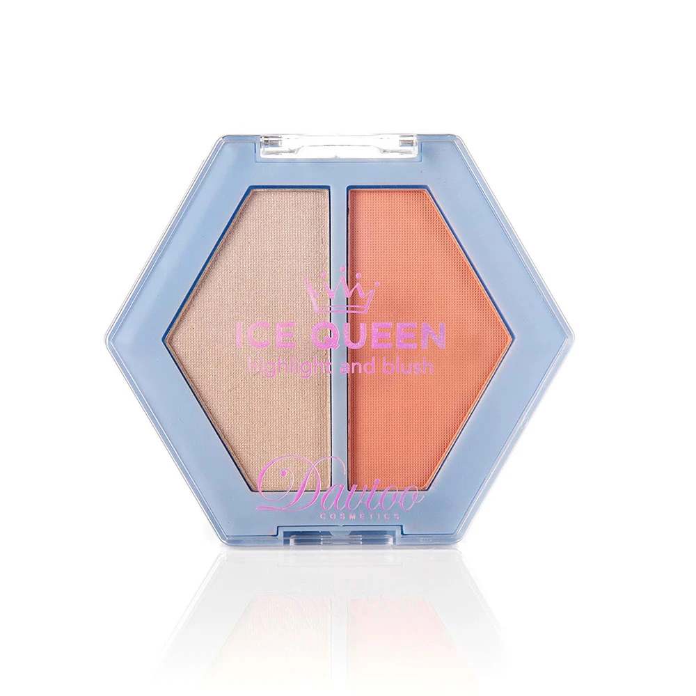 2 цвета Румяна для лица макияж шелковистая пудра натуральная щека румяна с