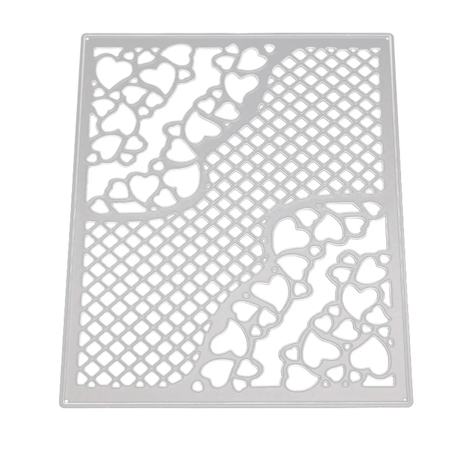 Rectangle Metal Cutting Dies and Stamps Stencils Plaid Background for DIY Scrapbooking Album Paper Card Embossing Template | Дом и сад