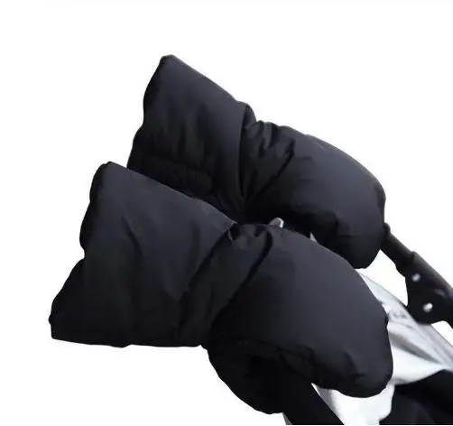 Cotton gloves Зимние Warme варежки на коляску, детская коляска, муфта для рук, водонепроницаемый аксессуар для коляски, рукавица, детская коляска, клатч, уличная перчатка - Цвет: Cotton gloves