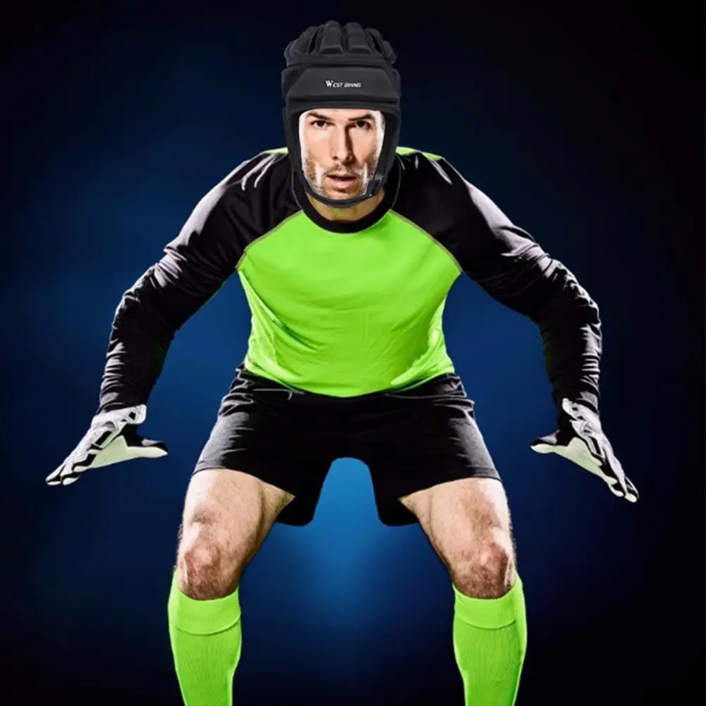 

Rugby Helmet Press Resistant Padded Headgear Soccer Headgear Fashion Soccer Helmet