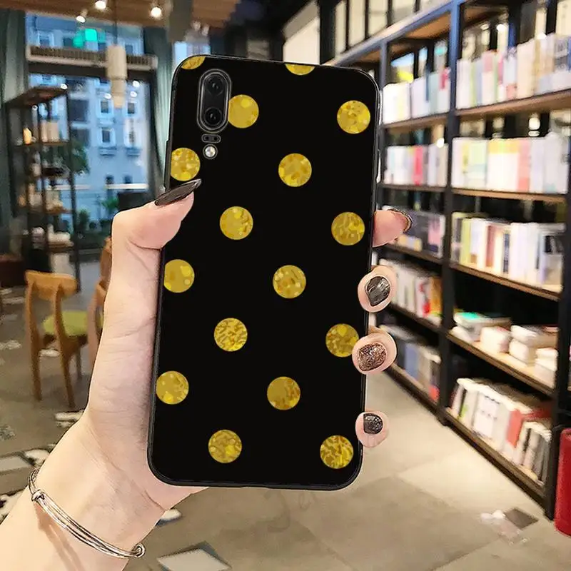 

Polka dots aesthetics pattern Phone Case For Huawei honor Mate P 10 20 30 40 i 9 8 pro x Lite smart 2019 nova 5t