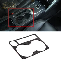 reamocea piano black drink cup holder cover trim decoration frame fit for land rover discovery sport 2015 2016 2017 2018 2019