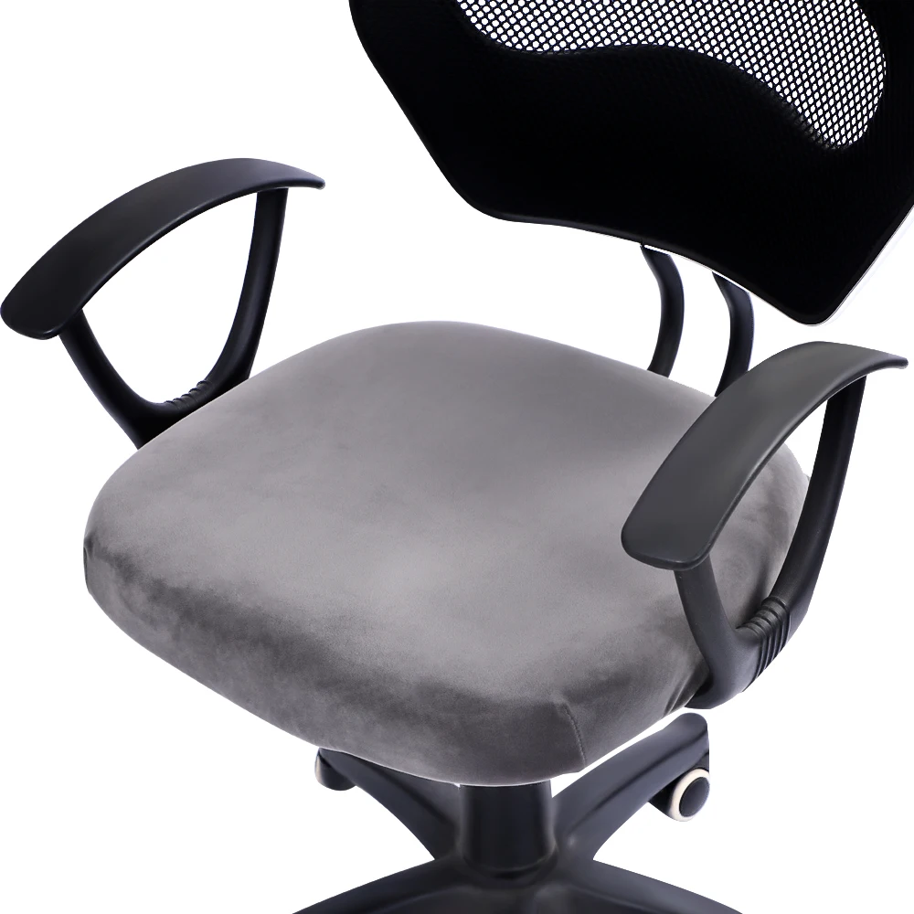 Новый 4/6 шт Non-slip серебро бархатный диван-подушка для сидения однотонные Цвет